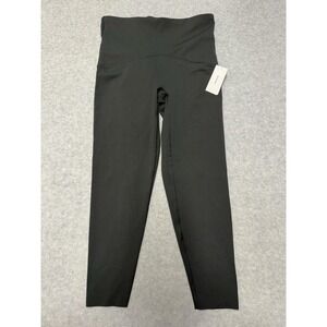 Spanx Leggings Womens Large Green Booty Boost 7/8 High Rise Compression Ankle